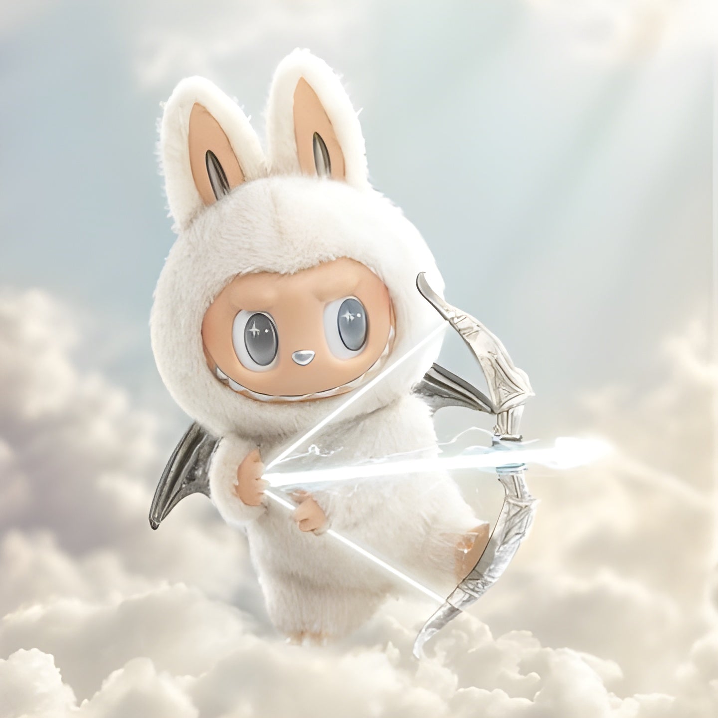 THE MONSTERS - ANGEL IN CLOUDS Vinyl Face Doll