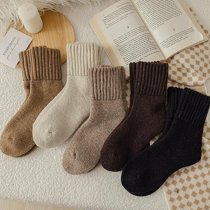 Solid Mid-Calf Socks