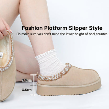2410 Platform Braided Slipper Shoes
