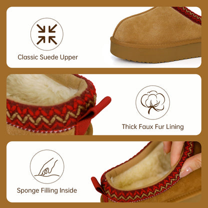 2410 Platform Braided Slipper Shoes